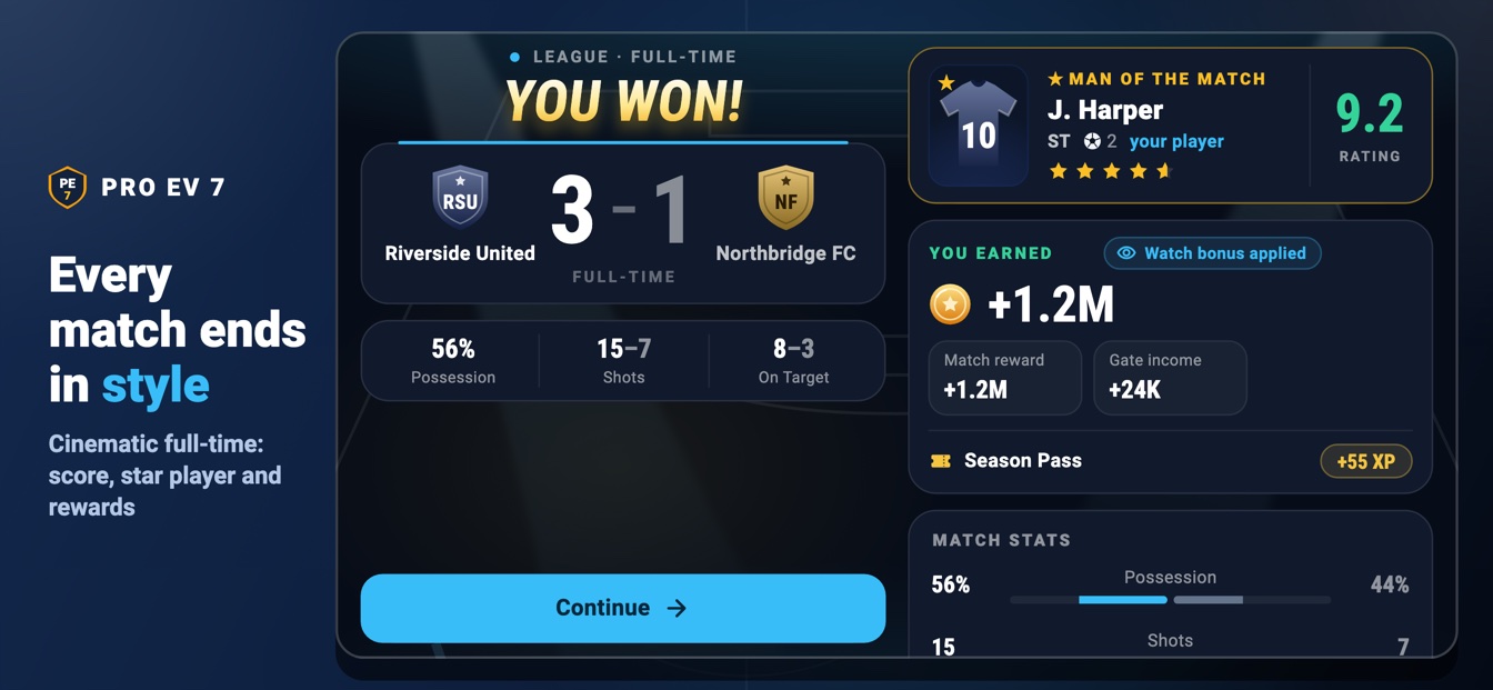 PRO EV 7 full-time screen